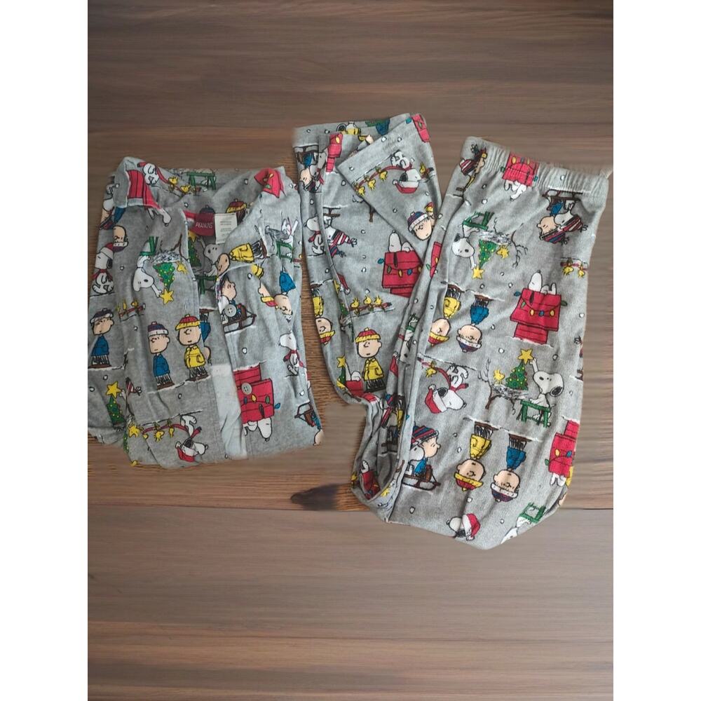 Soft Warm Men’s X-Small Peanuts Snoopy Christmas Pajama Set